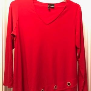 Red long sleeve shirt